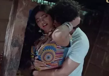 desi indian kissing gif from backside hug